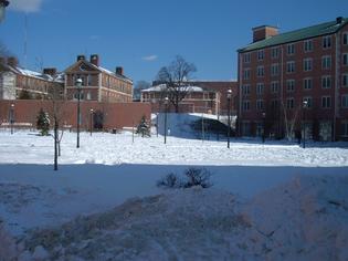 And here's his view of the UNH quad.