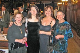 From left, Alderwoman Bitsie Clark, Maryann Ott of the NewAlliance Foundation, Bernadette Holodek of the New Haven Free Public Library, and Lindy Lee Gold of the state Department of Economic Development.