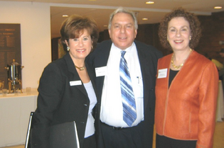 ADL staffers Jan Magid and Vic Levitt with Bev Levy.