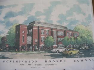 Architects' rendering of new Hooker School