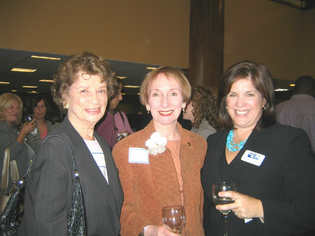 The venerabke Jean Handley and Rosanne Zudekoff, development director of Albertus Magnus, with United Way Vice-President and COO Heather Calabrese.