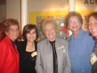 Barbara Greenberg, Jewish Federation President Lesley Zackin, Shirley Trachten and Joyce Lender.