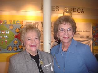 Shirley Trachten and Joyce Lender.